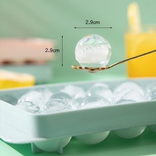 Khay đá tròn 33 viên có nắp , Khuôn làm thạch hoa quả hình bi bỏ cốc hợp vệ sinh