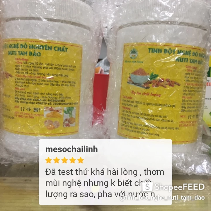Tinh bột nghệ KÈM QUÀ TẶNG 500 bột nghệ, tinh bột nghệ, vàng, đỏ, đen, nghệ viên mật ong nguyên chất, curcumin cao – 5