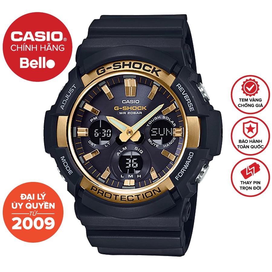 ng h Nam Day Nh a Casio G Shock GAS 100G 1A chinh hang b o hanh 5 n m Pin tr n i Shopee Vi t Nam