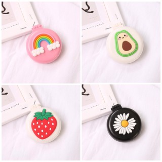 Lược Có Gương Tròn Chải Tóc Mini Kèm Gương Cầm Tay Trang Điểm Gấp Gọn Bỏ Túi Tiện Lợi Mang Đi Du Lịch