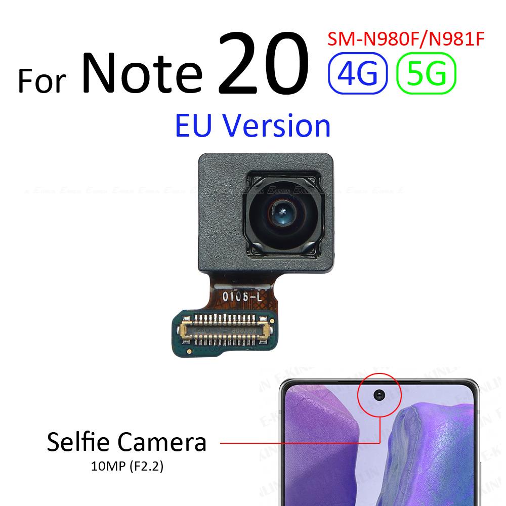 Camera Selfie mặt trước Cáp mềm cho Samsung Galaxy Note 20 Ultra N980 N981 N985 N986 Thay thế các bộ phận