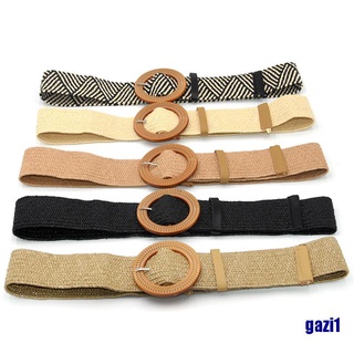 Thắt lưng đan cói co giãn phong cách boho cổ điển cho nữ