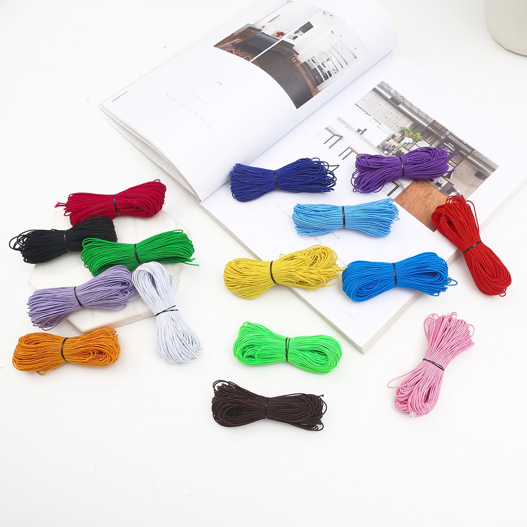 Ảnh BEADIA Dây Co Giãn 1mm 10 Màu Dài 25m Dùng Để Làm Vòng Tay Handmade 4