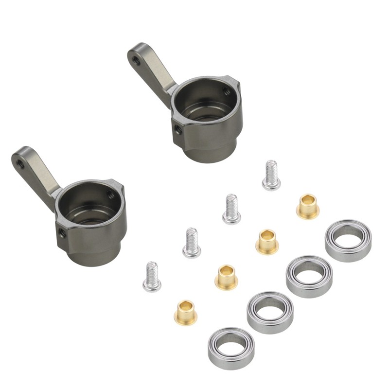 Bộ cốc lái bằng kim loại cho WPL C14 C24 C34 C44 B14 B1 B16 B24 B36 MN D90 D91 MN99S Phụ tùng xe RC, Titan
