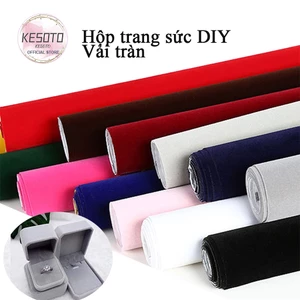 Mặt sau Tấm tự dính Velour Craft Sticker Màu đỏ