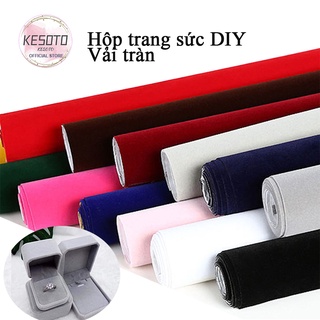 [Kesoto] Mặt sau Tấm tự dính Velour Craft Sticker Màu đỏ