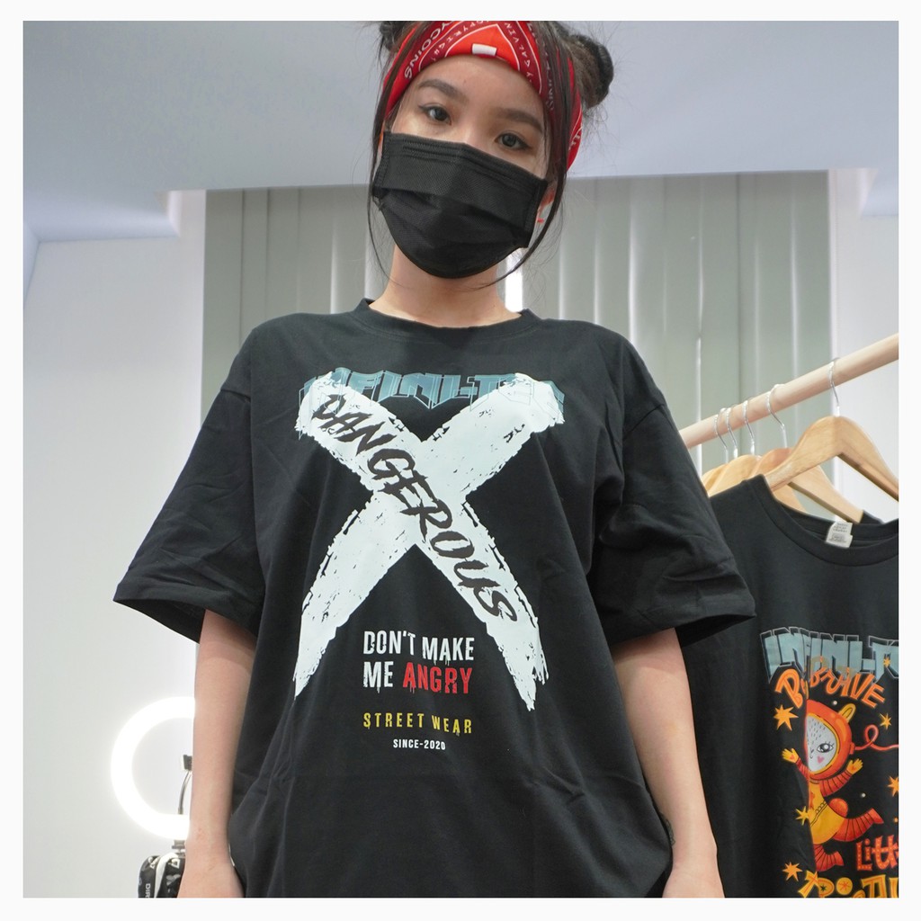 Áo thun INFINITEE Fni0352, Thun 100% Cotton - form rộng Unisex.