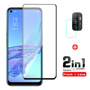 Phim Kính Cường Lực Bảo Vệ Toàn Diện OPPO A53 Cho OPPO A5 A9 2020 A3s A7 A12e A12 A5s A31 A52 A72 A91 A92 Bảo Vệ Màn Hình Và Kính Bảo Vệ Ống Kính Máy Ảnh