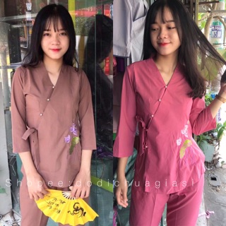 Sen Nơ Nữ # Quần Áo Nữ Đi Chùa