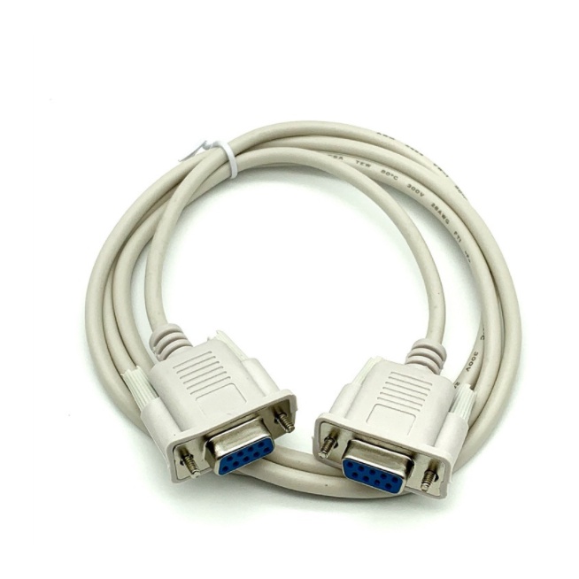 Cáp DB9 được bảo vệ màu đen Nam sang Nữ DB9 Cổng nối tiếp d-sub Data RS ...