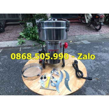 Máy xay bột khô 4,5kg/mẻ, xay thuốc bắc, tam thất, bột ngũ cốc siêu mịn