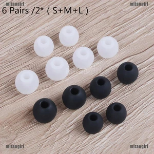 Bộ 6 Cặp Nút Tai Nghe Bằng silicone size S + M +