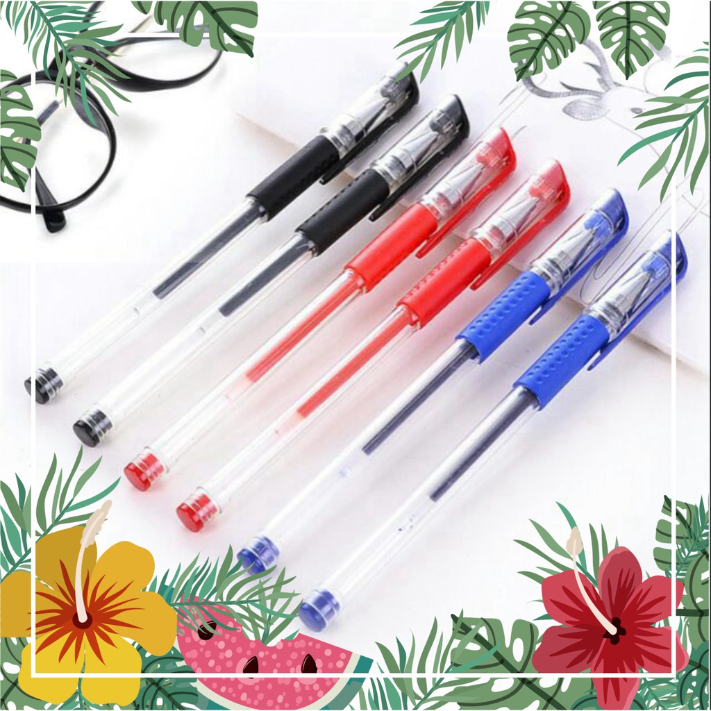 [ Rẻ nhất ]1008 Bút nước 1k ra đều mực ngòi 0.38 mm được chọn đủ màu Xanh - Đen - Đỏ - Tím bui_huynh12454