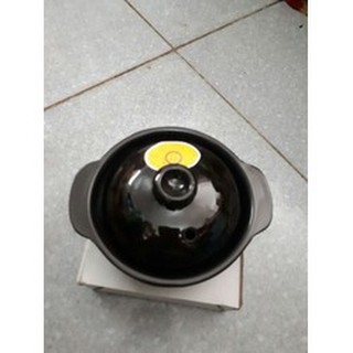 Nồi đất đen kho quẹt  nồi bàu ngư, cơm đập, nấu cháo cho bé tiện dụng