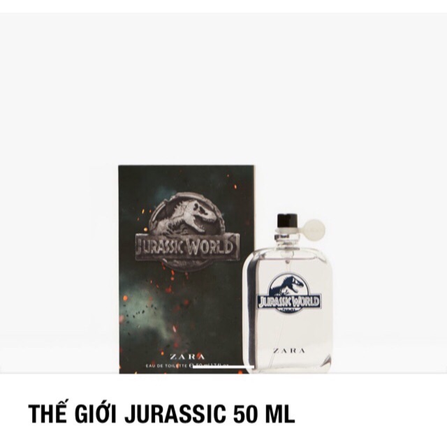 Nước Hoa Zara Jurassic World 50ml Shopee Việt Nam