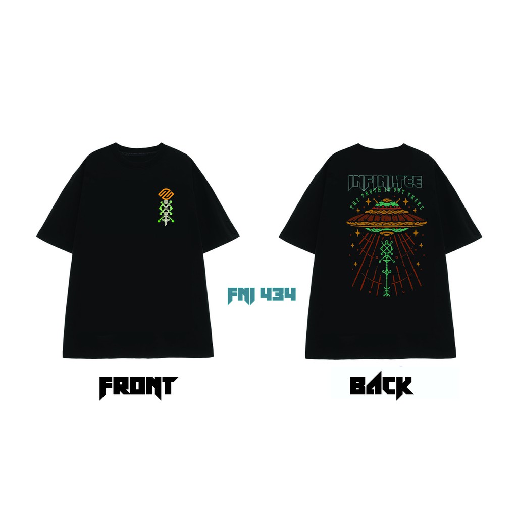 Áo thun INFINITEE Fni0434, Thun 100% Cotton - form rộng Unisex.