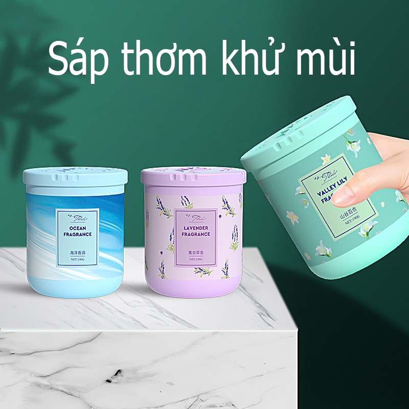 Sáp thơm phòng khử mùi hộp 190gram (Nội địa Trung)