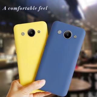 Ốp điện thoại silicon trơn màu thích hợp cho Huawei Y3 2017 2018Y5 Lite 2017 Y3 2018 5.0 inch