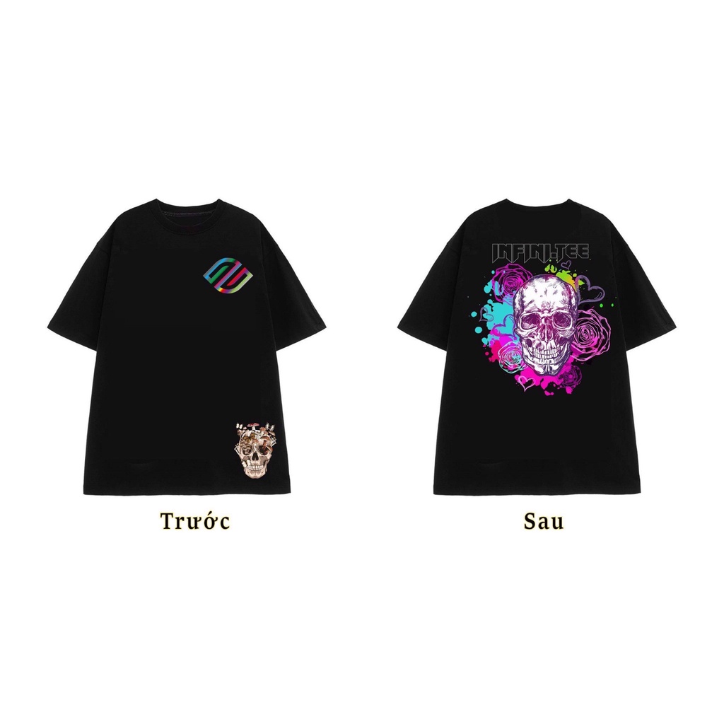 Áo thun INFINITEE Fni0004, Thun 100% Cotton - form rộng Unisex.