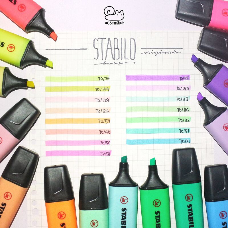 Bút dạ quang Stabilo Boss