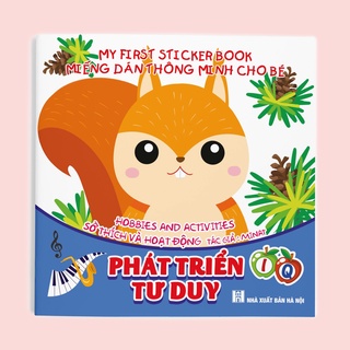 Sách - Miếng Dán Thông Minh Cho Bé Phát Triển Tư Duy Bộ 3 Cuốn