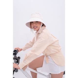 Mũ Nón Vành Rộng SOUR CANDY HAT - Màu Cream Kem Da