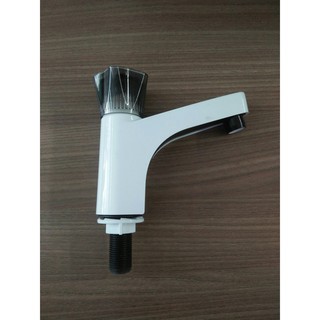 Vòi chậu rửa mặt Lavabo WATERTEC trắng than WT007I nhựa ABS