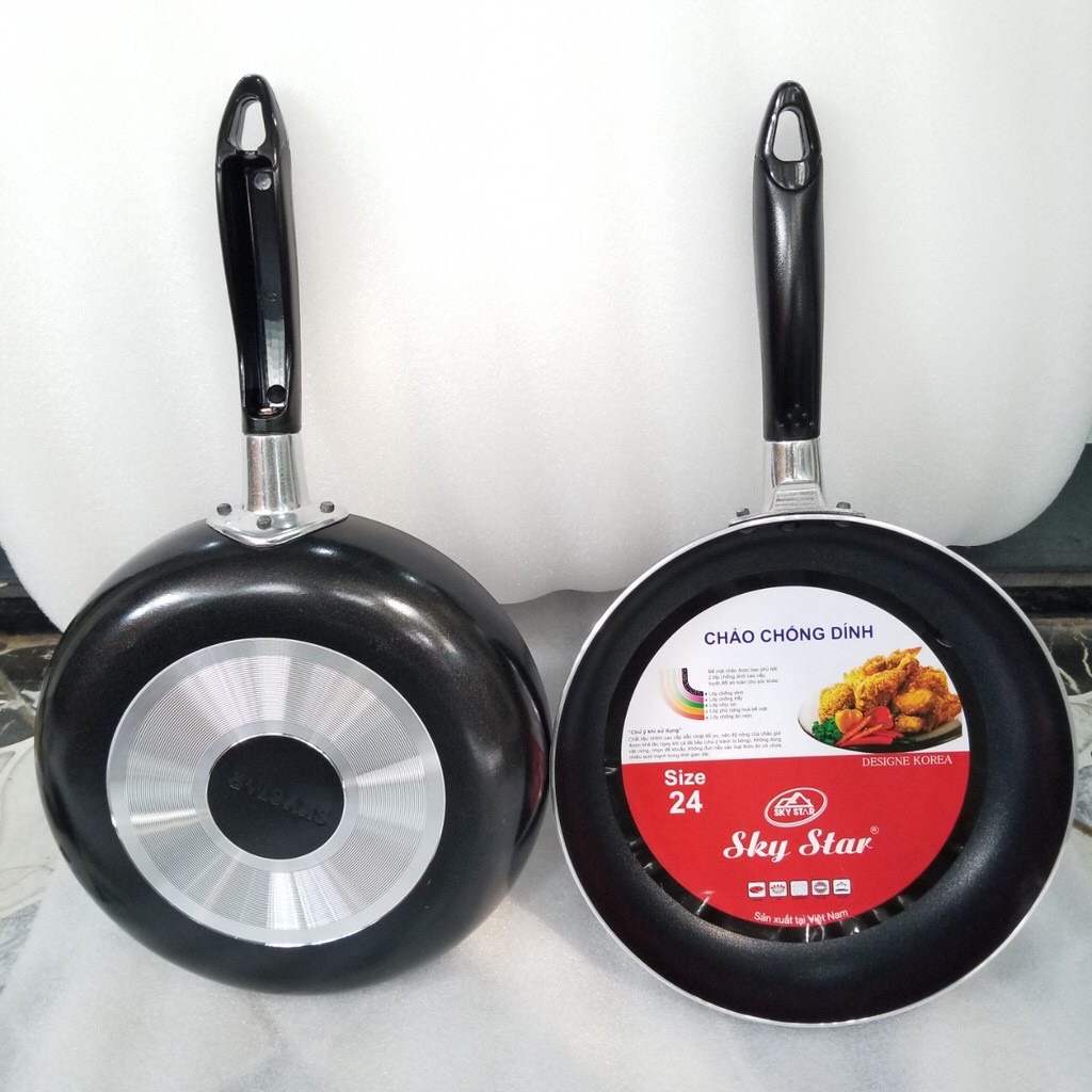 Chảo Sky Star chống dính an toàn cho sức khỏe - dụng cụ nhà bếp rẻ đẹp đủ size