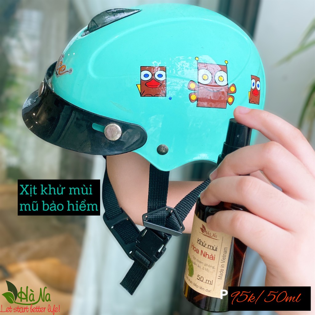 Tinh Dầu Xịt Khử Mùi 50ml - Tinh Dầu Hà Na - Khử mùi phòng, nhà vệ sinh, phòng làm việc, quần áo chăn màn