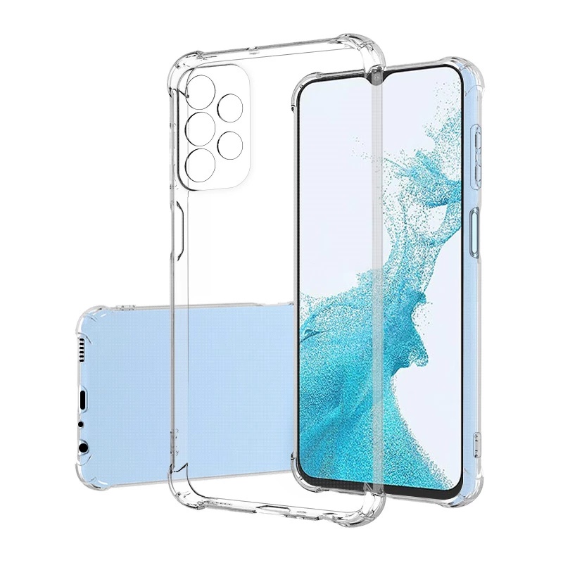 Ốp điện thoại trong suốt chống sốc thời trang cho Samsung ss Galaxy A57 A37 A17 A07 A56 A36 A26 A16 A06 A55 A35 A15 A25 A54 A34 A24 A14 A05 A05s A04 A04E A04s A13 A23 A33 A53 A73 5G 4G