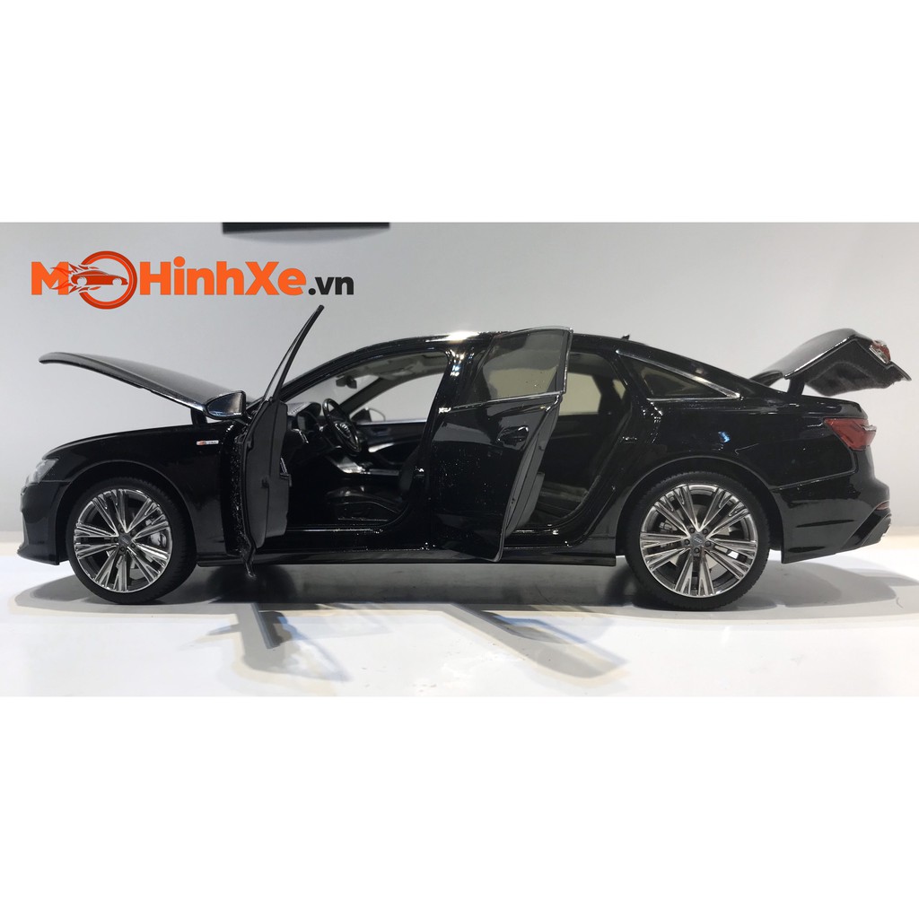 PAUDI MODEL アウディ A6L 2009 1/18 ミニカー 黒 AUDI（1:18