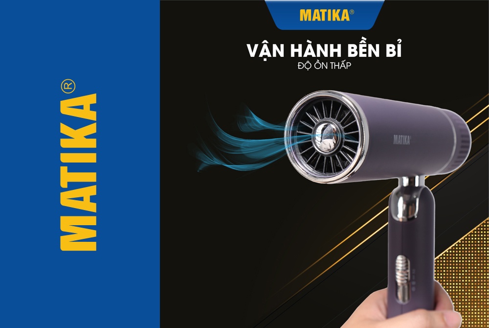 Mô tả Máy Sấy Tóc MATIKA Công Suất 1600W MTK-3316 - 2