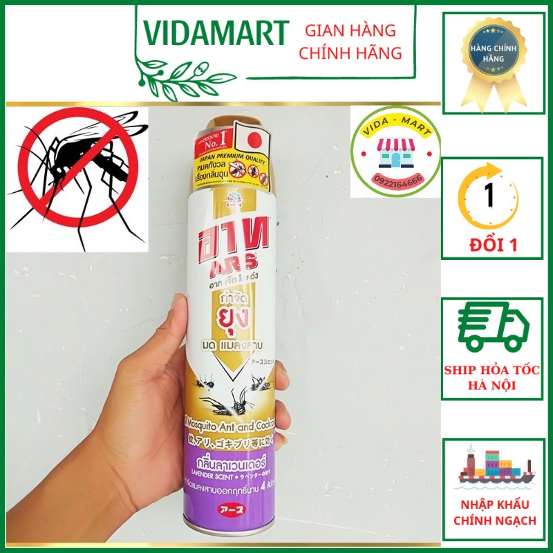 Chai Xịt Diệt Muỗi, Kiến, Gián, Các Loại Côn Trùng (ARS Thái Lan) - ARS ...
