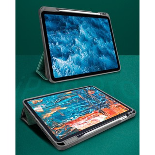 [ CÓ KHAY ĐỰNG BÚT ] BAO DA mặt vải cho IPAD chính hãng MUTURAL