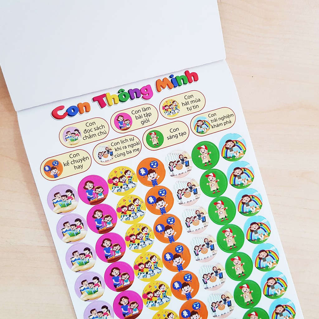Set STICKER dạy bé ngoan ngoãn (450 sticker) cho bé từ 2 - 6t, bé tự vào nếp, hào hứng chơi mỗi ngày