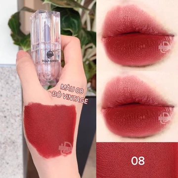 Son Sáp, Thỏi Dolly Không Chì Màu đỏ vintage