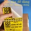 Set 50 tem dán có sẵn keo cảnh báo HÀNG DỄ VỠ kích thước 10x7cm