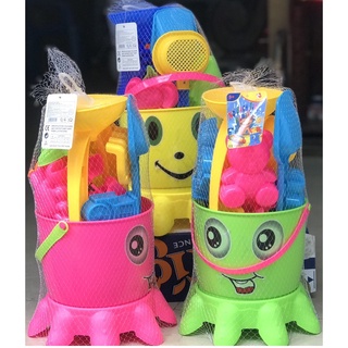 BỘ ĐỒ CHƠI XÚC CÁT CHO BÉ, CÓ GUỒNG QUAY, SIZE LỚN -Đồ chơi xô đi biển nhỏ 0 cuồng quay
