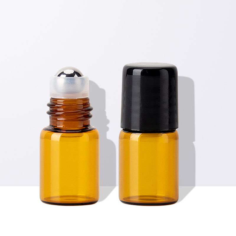 Chai Thủy Tinh Rỗng Dạng Lăn Đựng Nước Hoa/Tinh Dầu Tiện Dụng Khi Đi Du Lịch