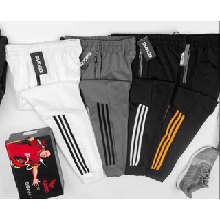 ⚡️ CHẤT ĐẸP-Y HÌNH ⚡️ Quần thể thao nam Quan jogger nữ kiểu nỉ bó ống Hàn Quốc thêu viền  xương cá L1