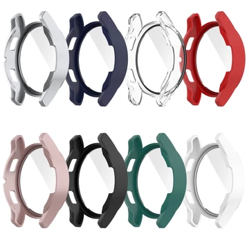 Ốp Lưng Và Bảo Vệ Màn Hình Cho Samsung Galaxy Watch 4 40MM SM-R860 44MM SM-R870 Khung PC Chất Lượng Cao Slim Đồng Hồ Thông Minh Bảo Vệ Đồng Hồ Thông Minh Phụ Kiện Đồng Hồ Thông Minh