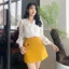 Áo sơ mi nữ cách điệu tơ nơ cổ ba màu trơn công sở V537 KYMIE