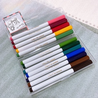 Set 12 bút Fiber pen Colorkit 🌻 hợp trang trí, planner, bullet journal 🐻💕 có thể viết nét thanh - nét đậm 🥰