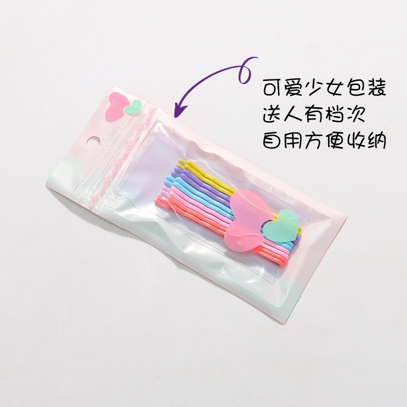 [ Bán buôn sỉ ] Kẹp tóc tăm xoắn ốc pastel set 10 5cm