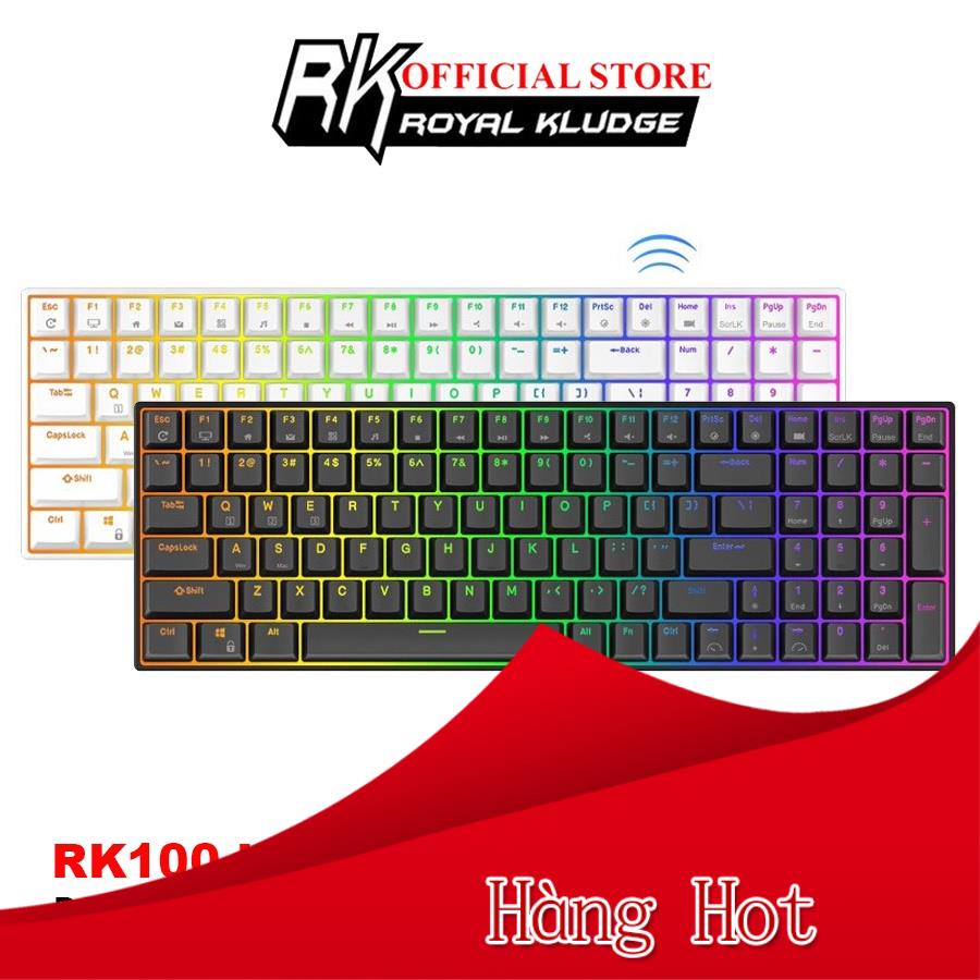 HOTSWAP RK100 RGB - Bàn phím cơ RK ROYAL KLUDGE RK100 2.4G không dây ...