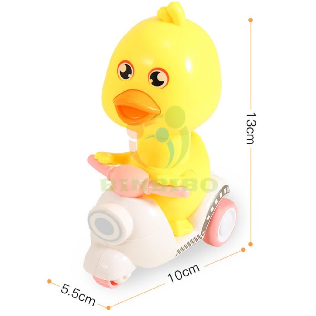 Vịt con đi xe máy vespa ấn là chạy bốc đầu cực cute