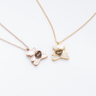 Dây chuyền LAMY Teddy in love Necklace Rose Gold 6002