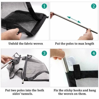 Retractable Safety Pet Dog Cat Gate Baby Safe Net Guard Fence Enclosure 180*72cm