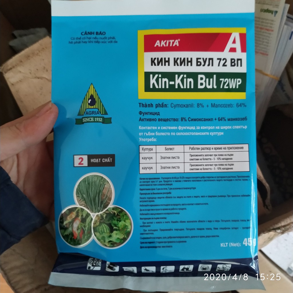 Kin-kin-bul 72WP 45g -Trị nấm bệnh, thối nhũn, sương mai | Shopee Việt Nam