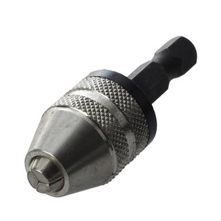 Mâm cặp khoan mini cỡ 6mm màu bạc tiện dụng